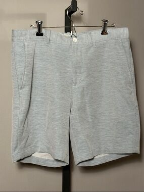 Penguin Size 32 Men's Light Heather Blue Gray Casual Shorts